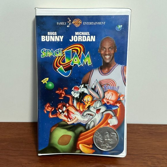 Space Jam‎ VHS 1996 With Coin